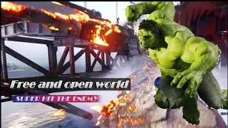 Super City Hero Crime City Battle Hulk - big hulk monster hero battle city- android gameplay SD |