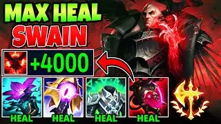 MAX HEAL SWAIN IS UNKILLABLE AND RESTORES FULL HP IN SECONDS (THIS IS BROKEN) - League of Legends