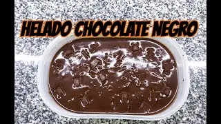 HELADO DE CHOCOLATE NEGRO CASERO ||COCINA CON PILAR||