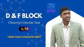 K₂Cr₂O₇ l Potassium dichromate l chromyl chloride test l CrO₂Cl l d&fblock l Cbse l IIT l Neet l 