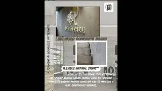 3D WOOD CONCERT BOARD. info@angkop.ca #angkopcorp #wood  #home #flexiblestone #3D #design #concrete