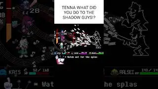 Tenna removed shadow guys' cooldowns?? #undertale #deltarune #deltarunechapter3 #tobyfox #shorts#fnf