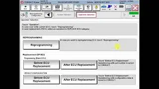 Nissan Consult III+    CVT New Transmission Programming Procedure
