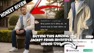 Best korean jacket for winter under 2000/- from myntra | honest review 🙏