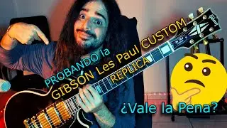 Review GIBSON LES PAUL CUSTOM Black Beauty REPLICA
