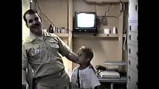 91' Tiger Cruise on the USS Roosevelt with my Dad