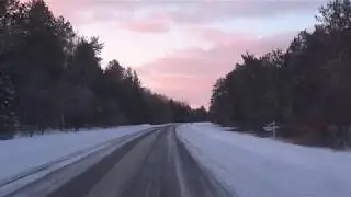 US Highway 23, Northbound From East Tawas, Michigan To Mackinaw
