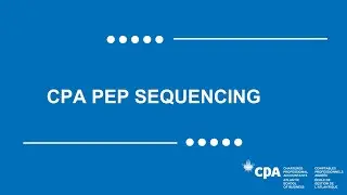 CPA PEP Sequencing