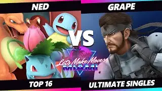 Let's Make Moves Miami - Grape (Snake) Vs. Ned (Pokemon Trainer) SSBU Ultimate Tournament