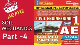Geo-technical Engineering and Foundation Engineering Part 4 UPPSC AE/HPSC AE  YCT PYQ