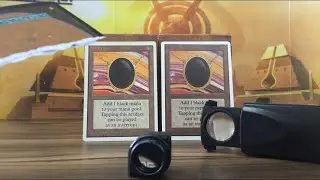 Real Authentic Unlimited Mox Jet - Fake Proxy Comparison MTG Magic The Gathering