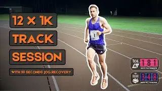 12x1k Track Session With 90 Seconds Jog Recovery