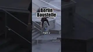 Baustelle Plaza Berlin got destroyed! #skate #skateboarding #shorts