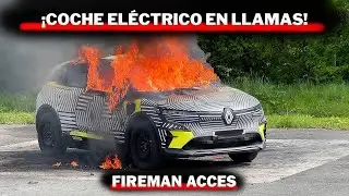 &iquest;C&oacute;mo detener un auto el&eacute;ctrico en llamas? &iexcl;Renault presenta Fireman Acces!