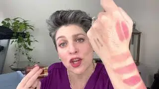 SWATCHES MERIT NEW SIGNATURE LIP LIGHTWEIGHT LIPSTICKS Millennial and Fashion & BLUSH COMPARISON