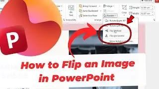 Как перевернуть изображение в PowerPoint по горизонтали или вертикали