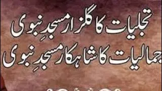 First Naat class / Tajjaliyat ka gulzar/ Syed zabeeb Masood.