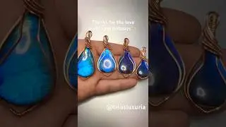Wire wrapped pendant tutorial! Last sell of the year #jewelry #wirewrappingtutorial #fashion