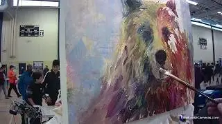 Afidus ATL-200 Bear painting time lapse video by Afiduscam.com 作畫實錄縮時攝影