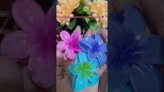 obsession with flower claw clip 🌺🩷#aesthetic #viral #explore #clawclips #flowers #girl #beauty