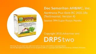Xanthone Plus Gold Radio Commercial 2021 18s (Testimonial, Version 4)