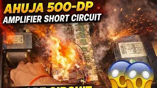 Ahuja UBA500-DP Amplifier Short Circuit 😱 | Full Repair & Testing