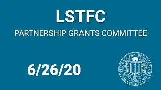 Legal Services Trust Fund Commission Partnership Grants Committee Meeting 6-26-20