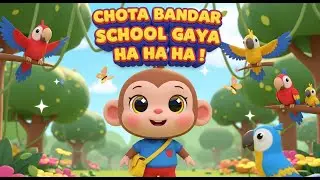 Chota Bandar School Gaya – Ha Ha Ha! 🐵🎒 Fun Kids Song | Jungle Learning Rhyme