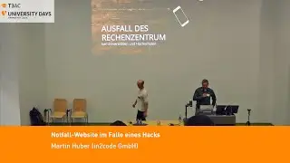 Notfall-Website im Falle eines Hacks