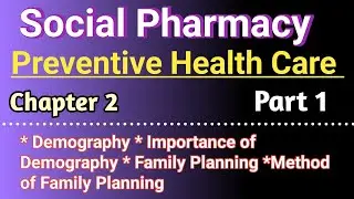 Preventive Health care || Demography in hindi || Family Planning || Method of family Planning