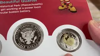 US MINT BEST BUY COLLECTING COINS ITEM# 19XGB HAS 7 COINS PROOF WITH ERROR & UNC AND KNOW BOOK