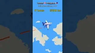 From toronto 🇨🇦, to Philippines 🇵🇭 how long is the flight ✈️🌍⏱️