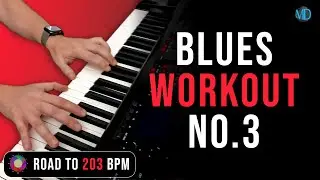 🎹 MASTER Blues Runs in All 12 Keys! (Descending Triplets Blues Workout) using Tessitura Pro Scales