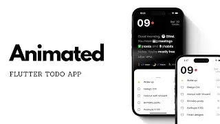 Flutter Drag Animation - Todo Animated App