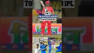 Top 5 uncapped players to watch-out in IPL! #cricket #viral #shorts #shortsvideo #ipl2024 #new