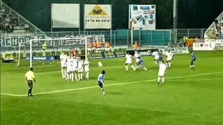 Coup-Franc majestueux de Hristo Yanev/Христо Янев GF38 vs FC Gueugnon L2 2007/2008 Grenoble Foot 38
