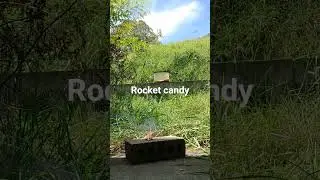 rocket candy #experiment #modelrockets #rocketfuel #rocketry #fire