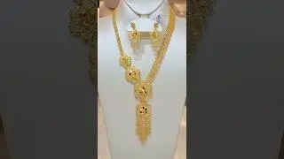 22k Turkish Necklace Set Starting From 16grm to 50grm Available Al HASEENA JEWELERY By Muhammed Haji