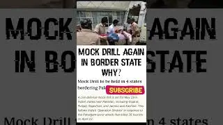 Mock Drill in Border States Tomorrow Why?? #news #mockdrill