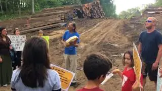 Michigan residents march in protest against Rover gas pipeline near Silver Lake
