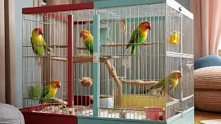 My Love Birds Parrots | Love Birds Breeding At Home |My Live Birds Setup