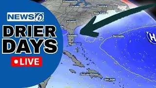 🔴NEWS 6 WEATHER AT 9:30 | Unusual Weather Pattern Is Coming To Florida (Forecast & Tropics Update)