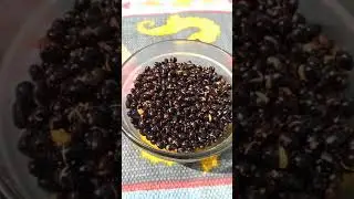 tasty roasted black soya beans #healthy #food #foodies #recipe