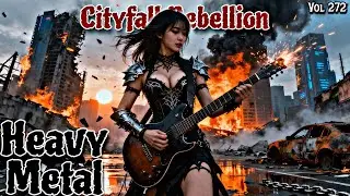 Cityfall Rebellion - Best Heavy Metal Mix for Motivation, Gaming, Work & Study || Vol. 272