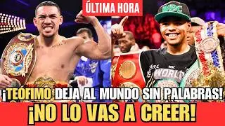 🚨¡URGENTE! TEÓFIMO LÓPEZ SORPRENDE AL MUNDO 😱 Y DEJA SIN PALABRAS A SHAKUR STEVENSON