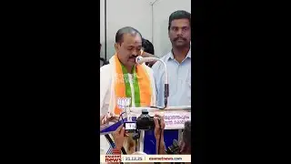 തിരുവനന്തപുരം കോര്&zwj;പ്പറേഷന്&zwj; കൗൺസിലറായി സത്യപ്രതിജ്ഞ ചെയ്ത് ബിജെപി നേതാവ് വി.വി.രാജേഷ്