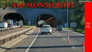 A40 Monmouth: - Gibralter Tunnel Roadworks. Wales, Great Britain.