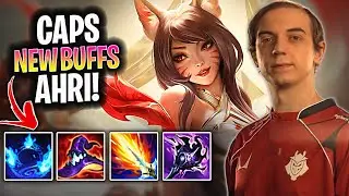 CAPS TRIES AHRI TOP WITH NEW BUFFS! | G2 Caps Plays Ahri Top vs Orianna! Season 2026