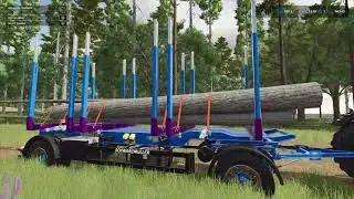 Farm Sim 25, my kind of logging. Making my own farm