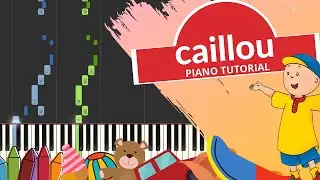 Caillou Piano (FREE music sheet)